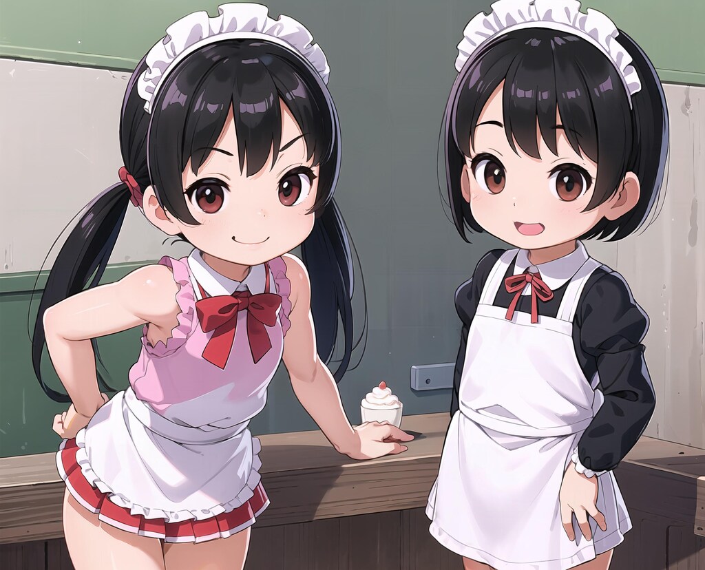 小さなメイドがお出迎え