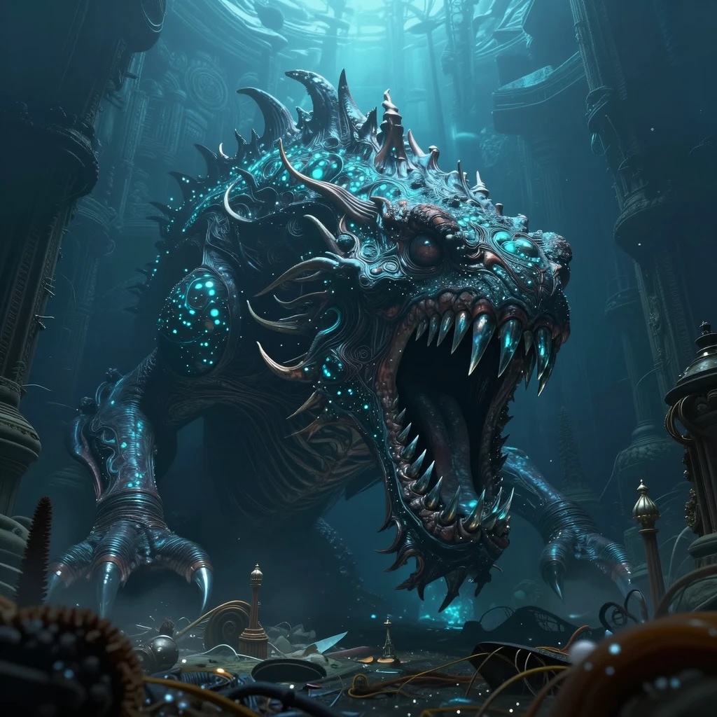 深海にはまだ未知の生命体が眠っていた！？ | の人気AIイラスト・グラビア