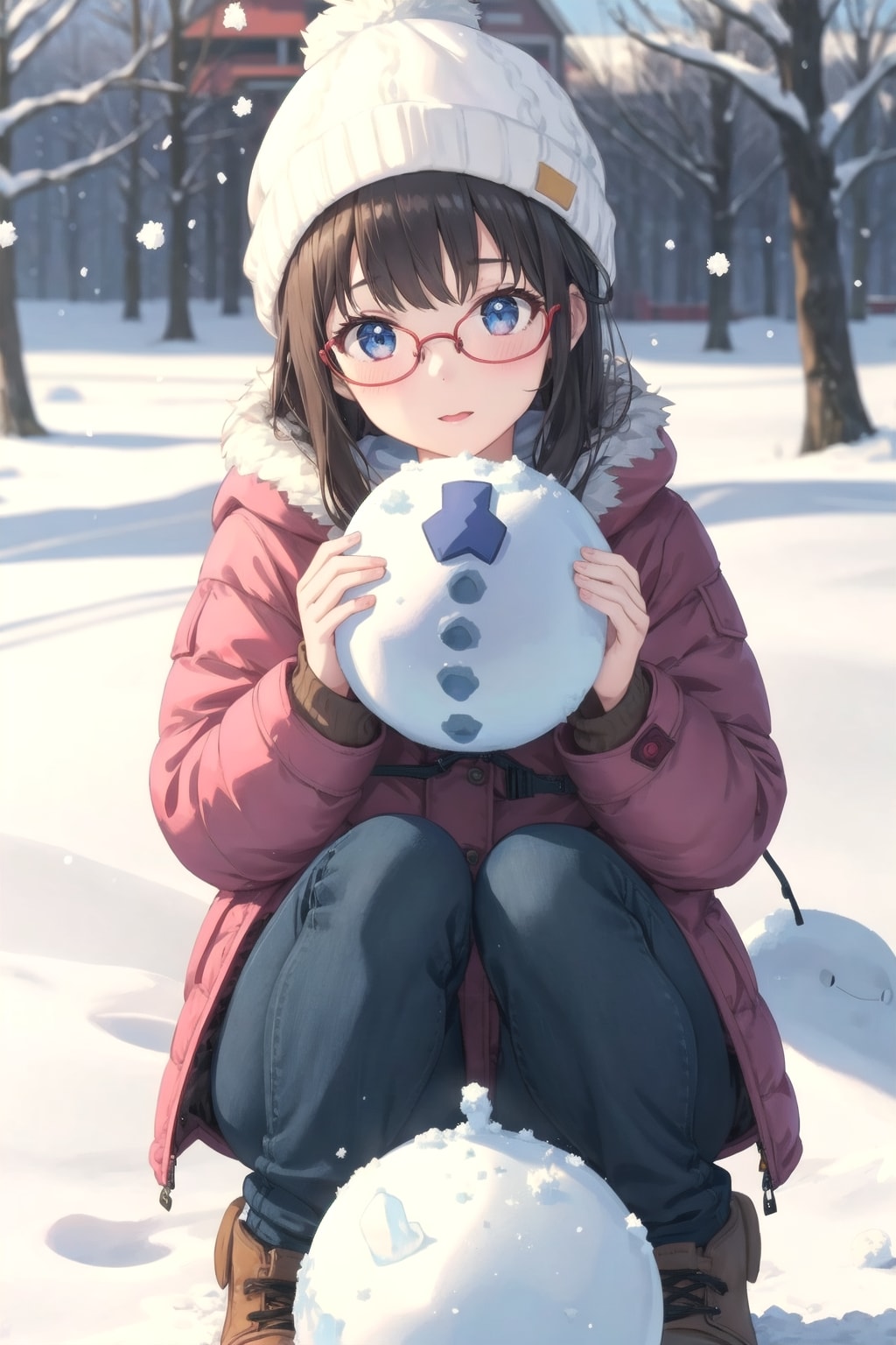 雪だるま？