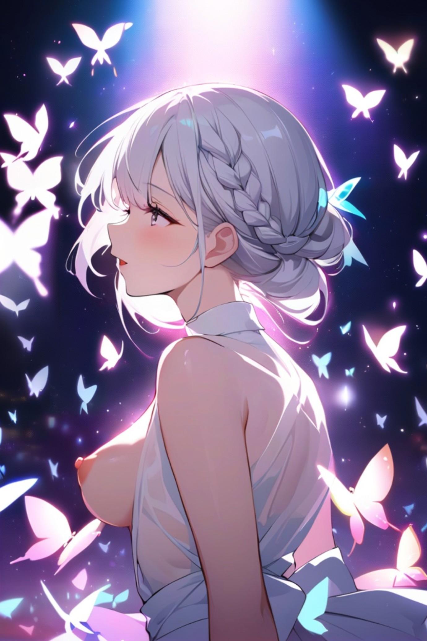 ライブの白髪ちゃん