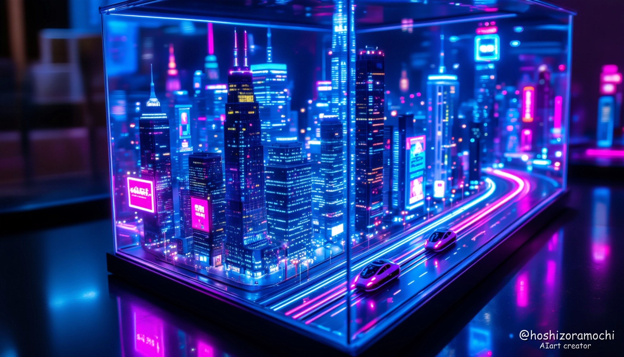未来都市のジオラマ - Future city diorama | の人気AIイラスト・グラビア
