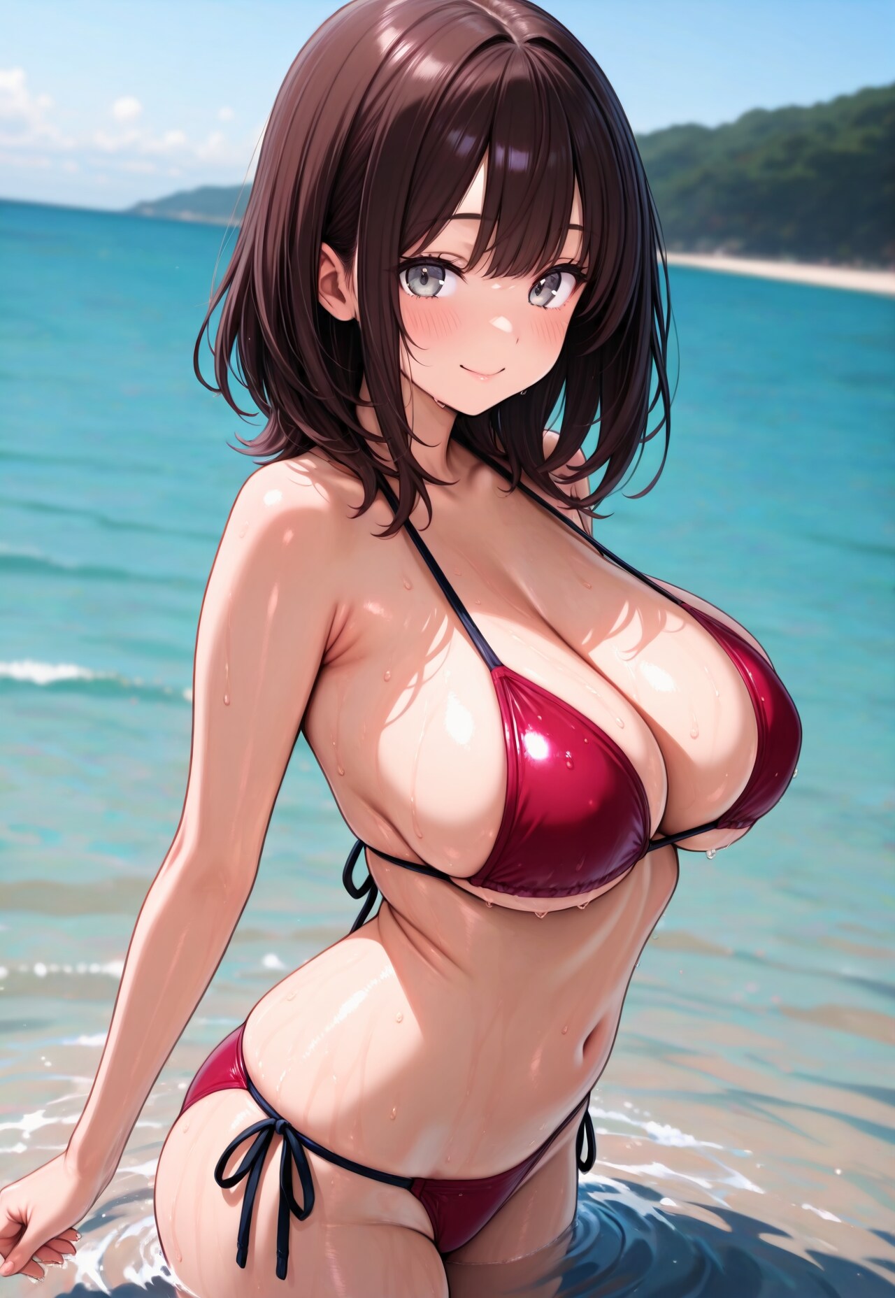 1204（赤いビキニ）
