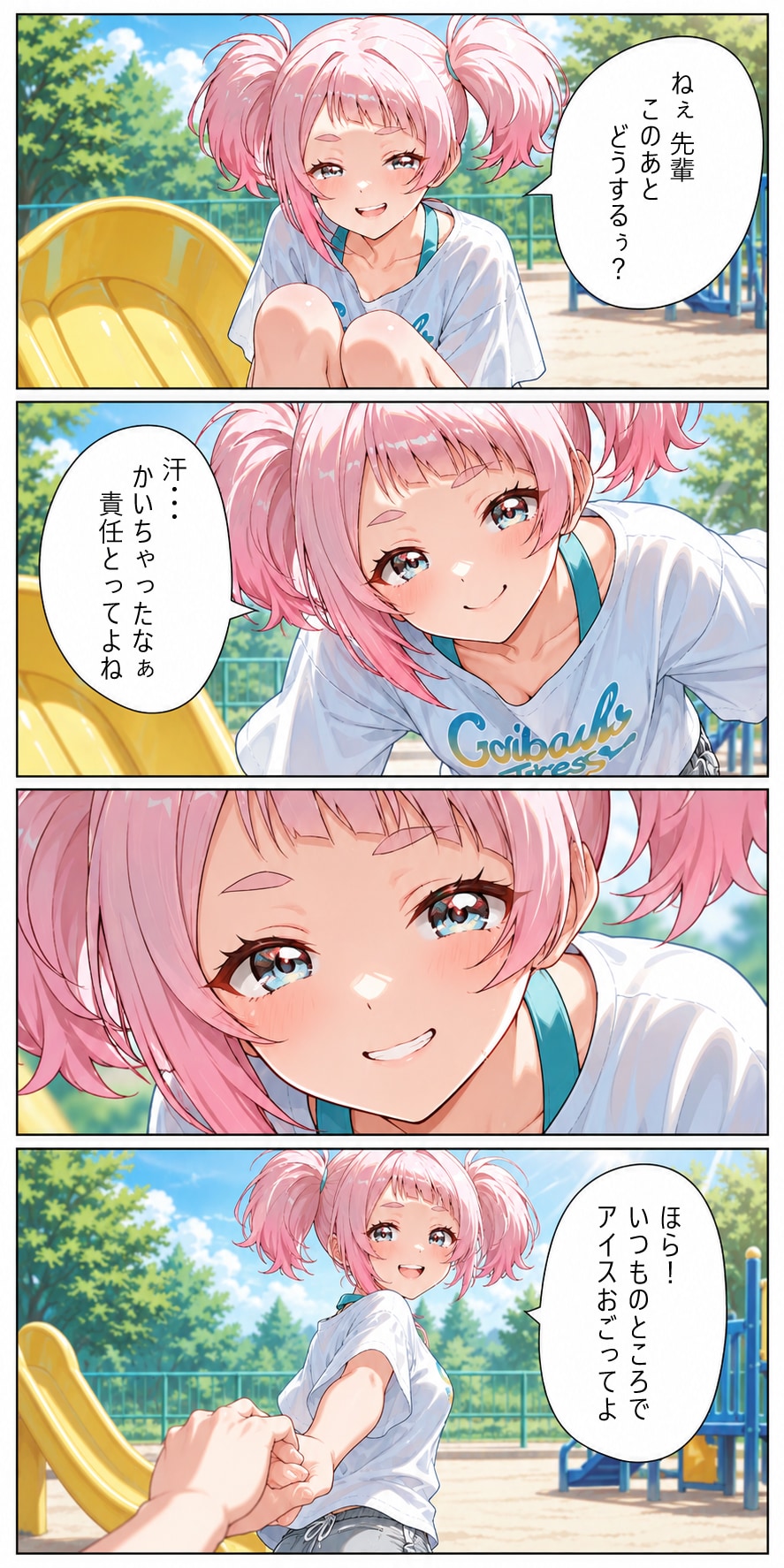 後輩の誘惑（公園編）