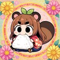 [ステッカー風]たぬきボーイとお供たち 5枚目