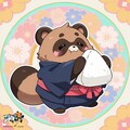 [ステッカー風]たぬきボーイとお供たち 7枚目