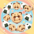 [ステッカー風]たぬきボーイとお供たち 3枚目
