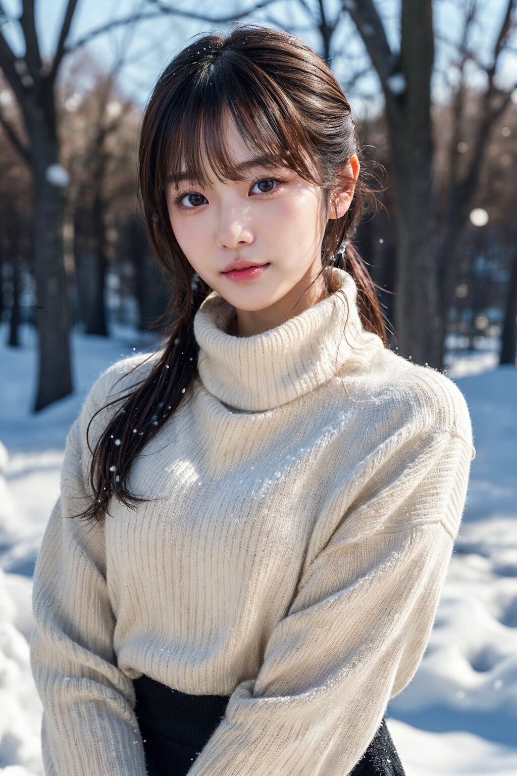 雪ポートレート 3/8