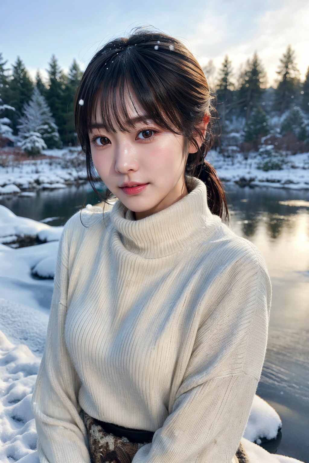 雪ポートレート 3/8