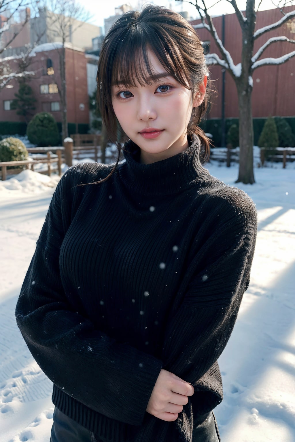 雪ポートレート 3/8