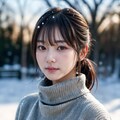 雪ポートレート 3/8 8枚目