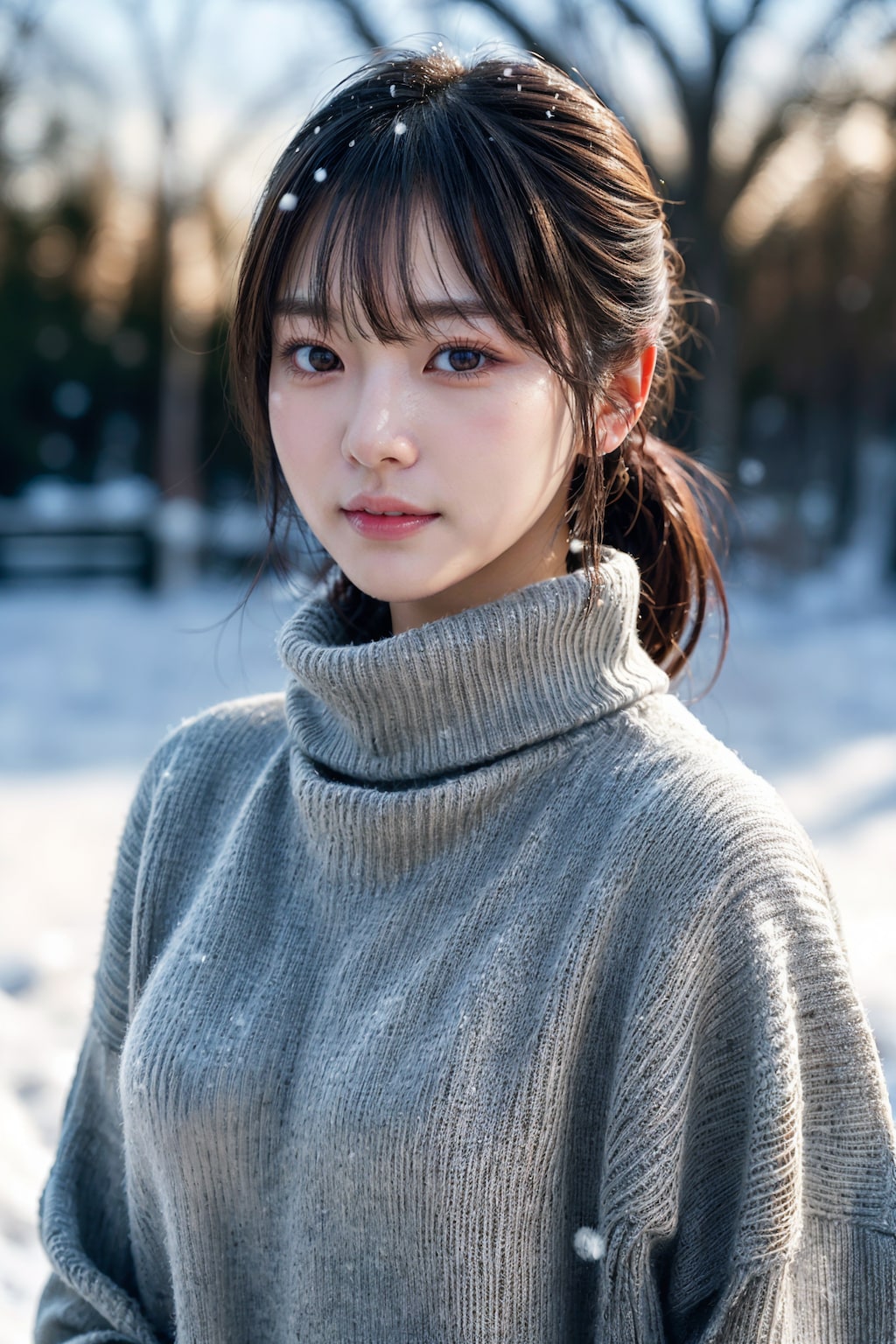 雪ポートレート 3/8