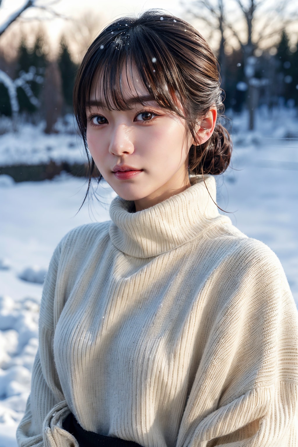雪ポートレート 3/8