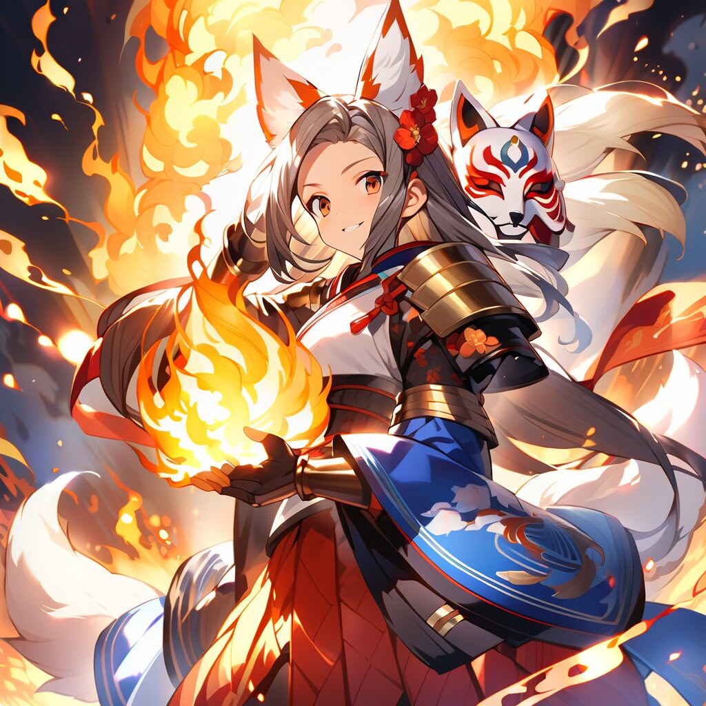 狐耳娘の呪術師