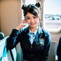 今日の隣席の女性 2枚目