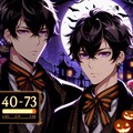 リボンな、ハロウィンの黒髪短髪男性★その2(10枚) 3枚目