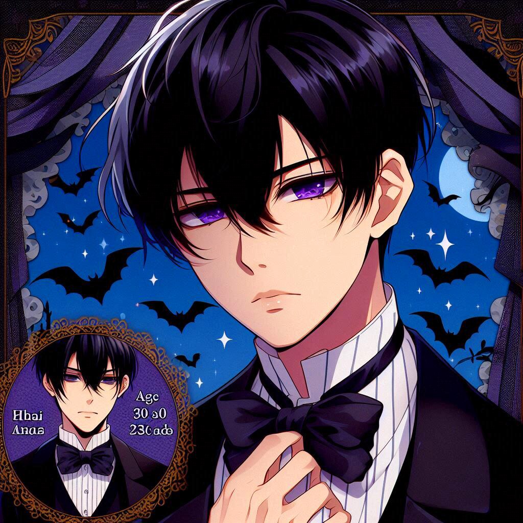 リボンな、ハロウィンの黒髪短髪男性★その2(10枚)