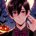 リボンな、ハロウィンの黒髪短髪男性★その2(10枚) 9枚目