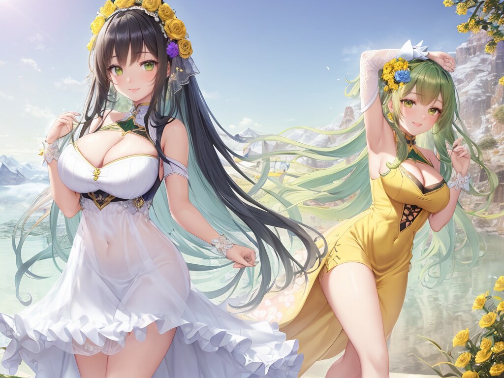 山＋黒髪