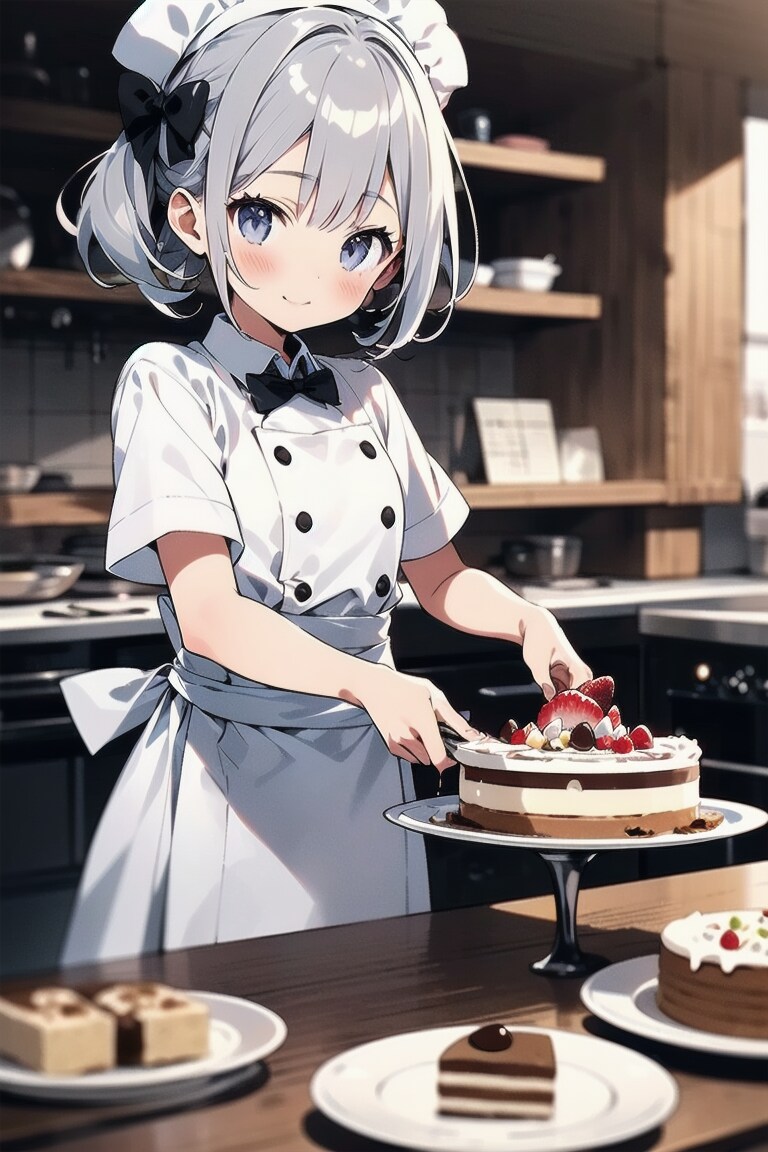 ケーキ作りに挑戦