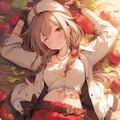 ごろごろ果物とライザ風女の子 3枚目