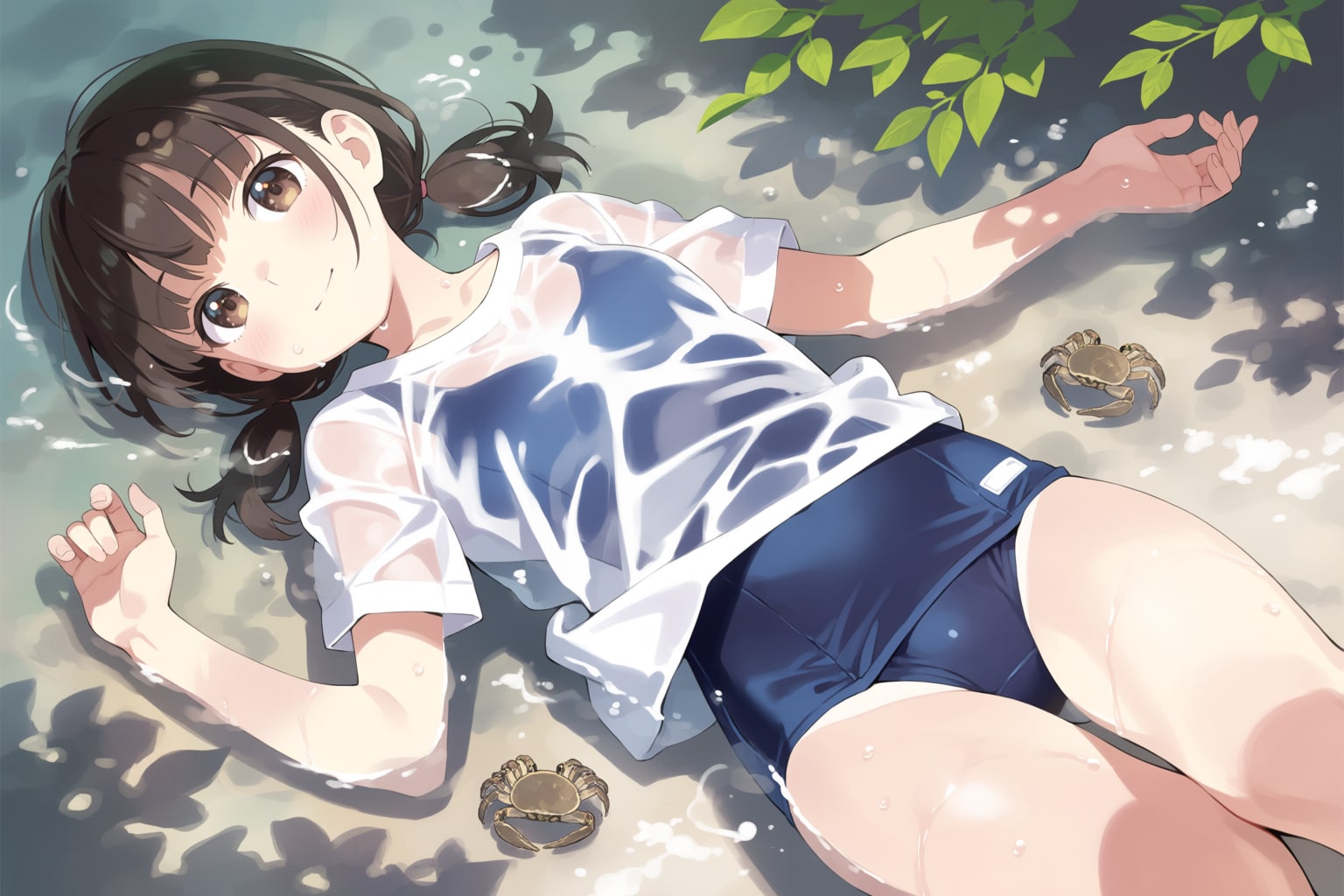 川遊び！