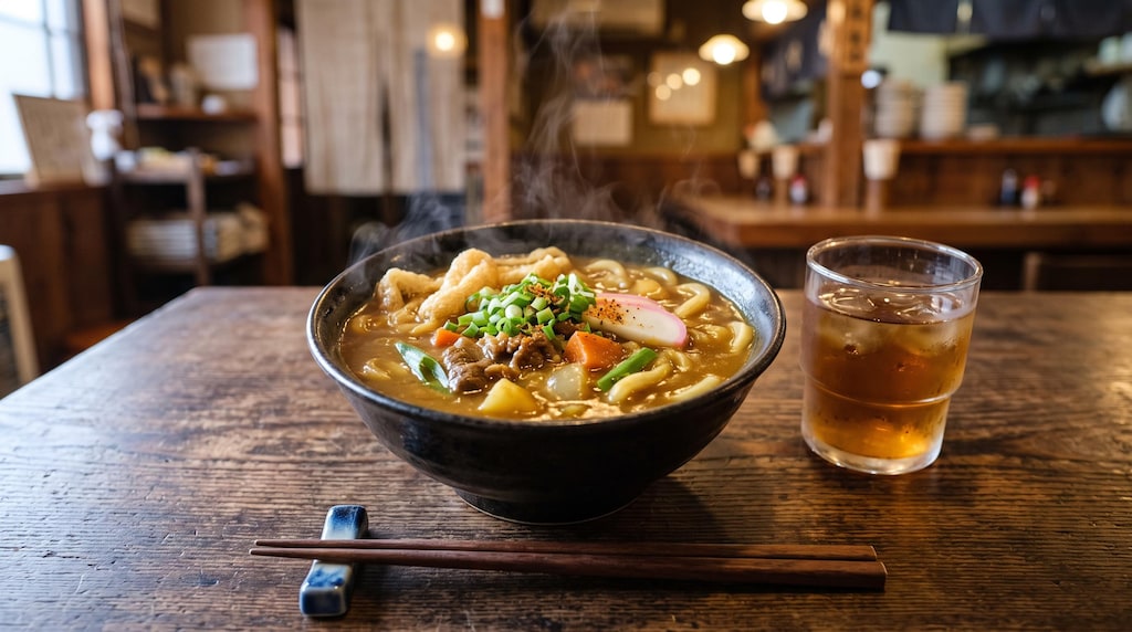 摩訶不思議食堂のカレーうどん