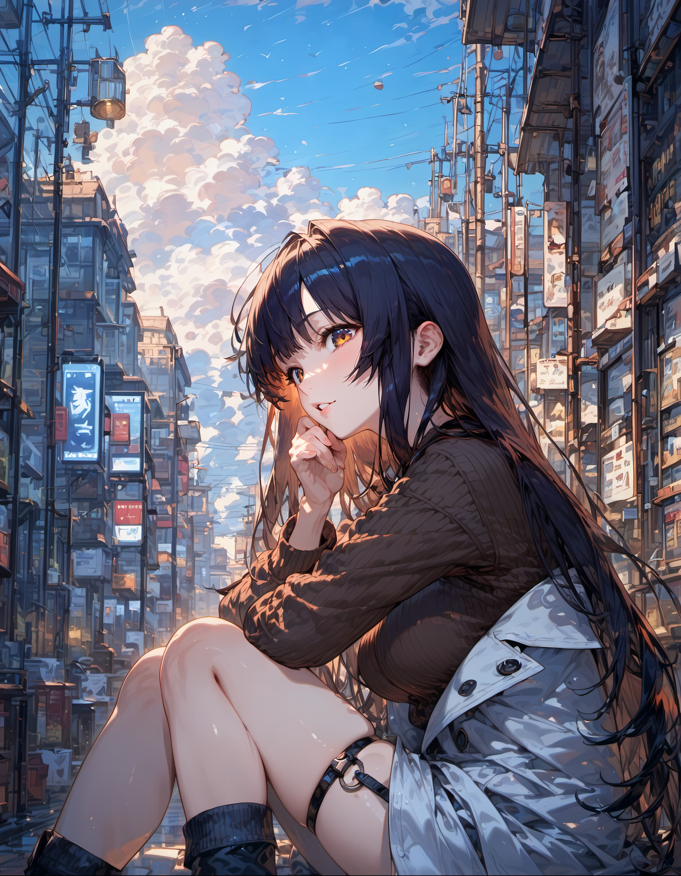 garter straps | の人気AIイラスト・グラビア