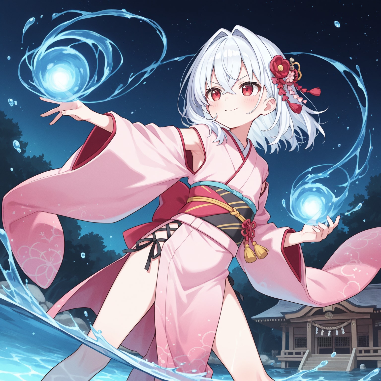 【着物】和風魔法使いセリデちゃん | の人気AIイラスト・グラビア