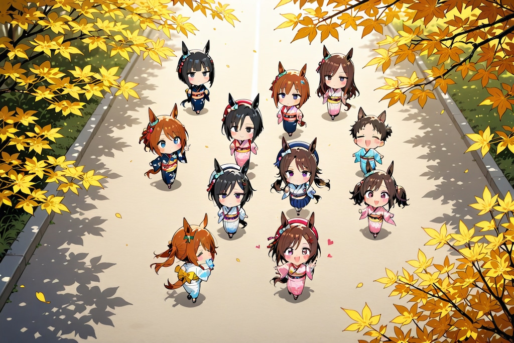 ウマちびちゃん。