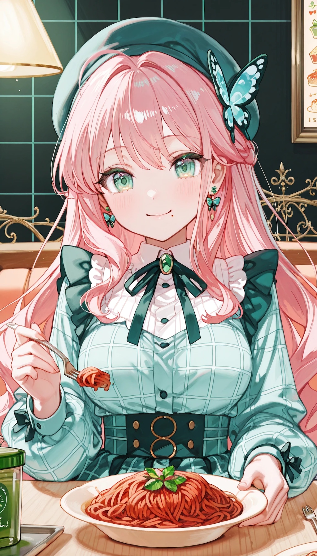 このパスタ美味しいね～！*