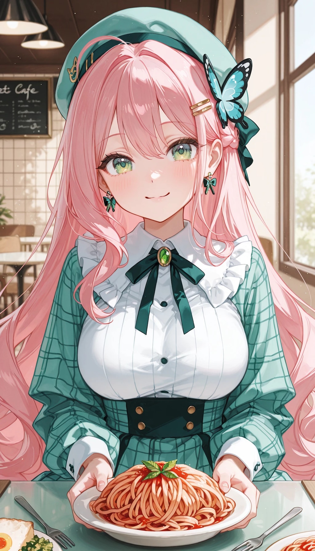 このパスタ美味しいね～！*