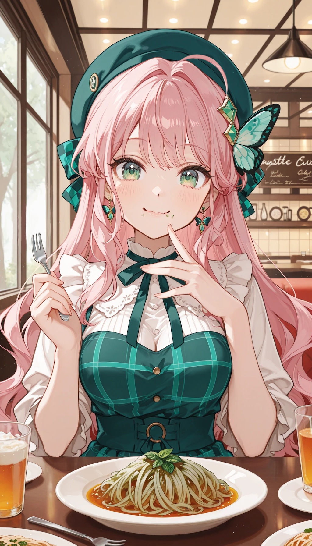 このパスタ美味しいね～！*