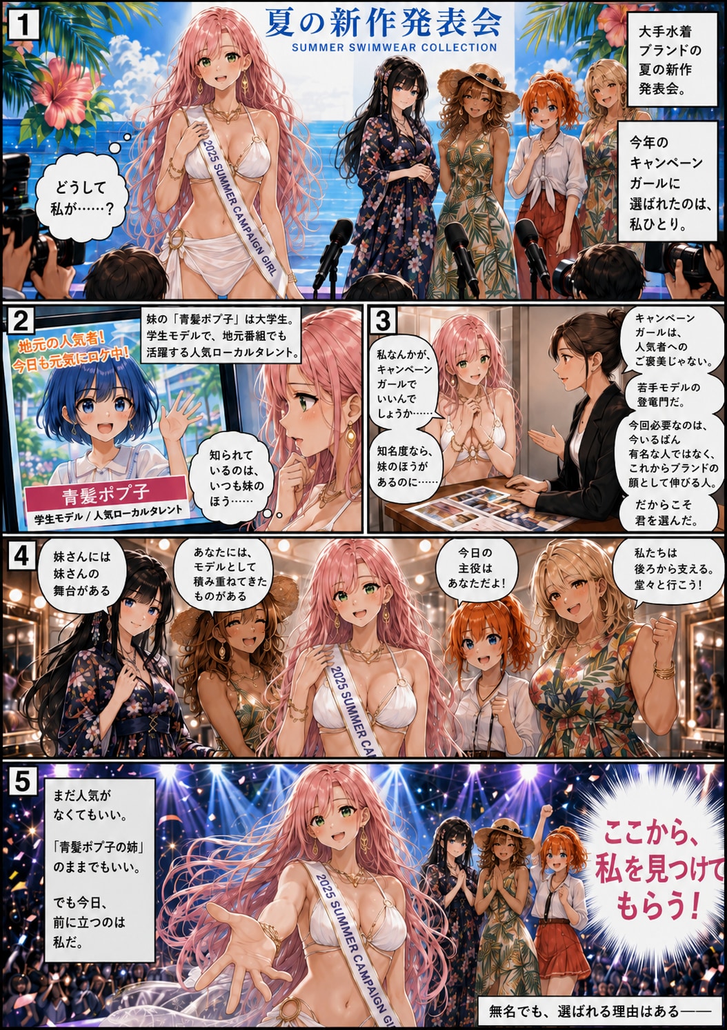 無名の私が、夏の顔になる日