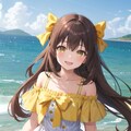 夏の海での記念撮影💐💛🌊🏖🐠✨ 3枚目
