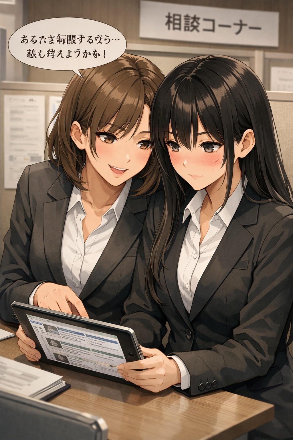 あなたが転職するなら（ハローワークの日 02） | の人気AIイラスト・グラビア