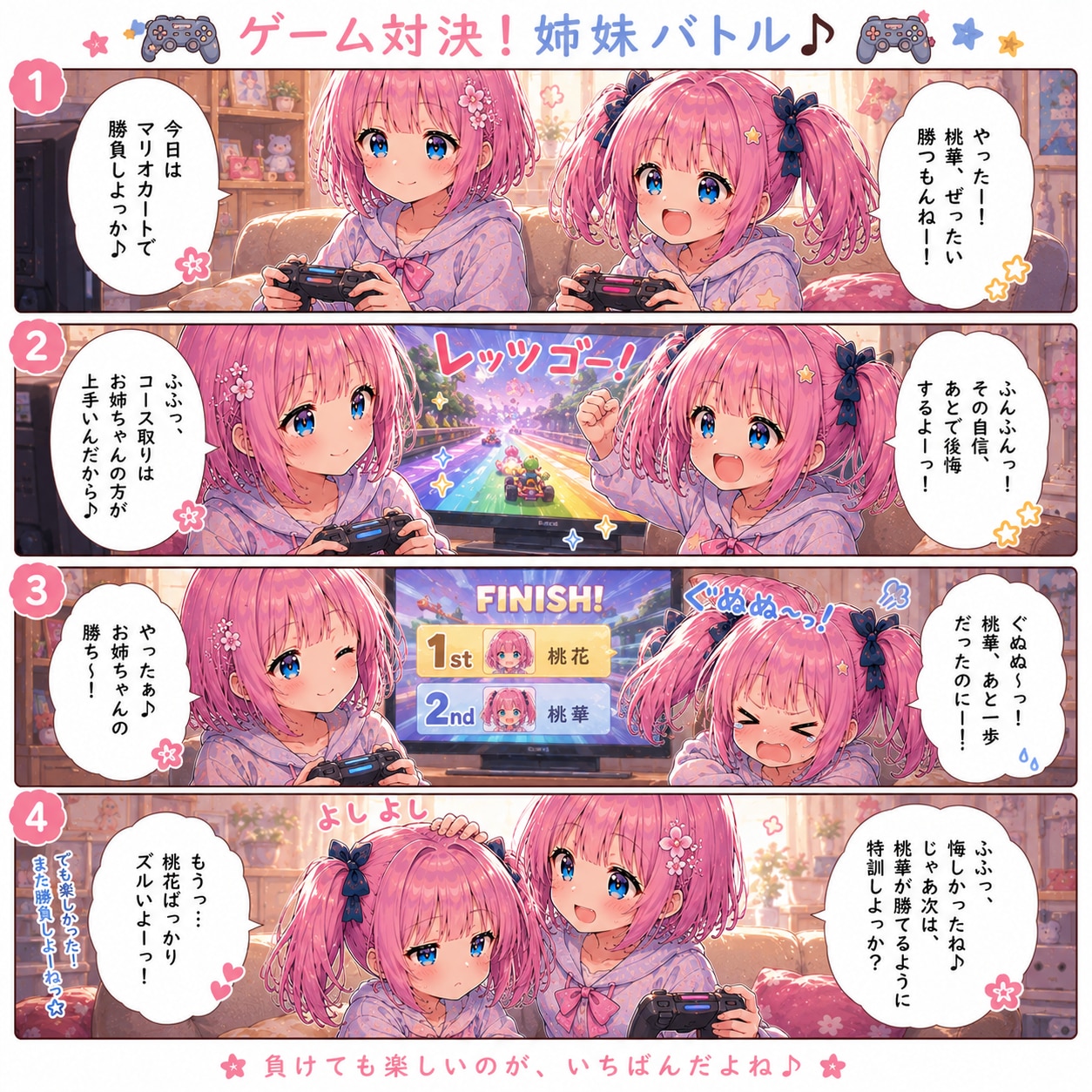 桃花と桃華の何でもない日常⑥