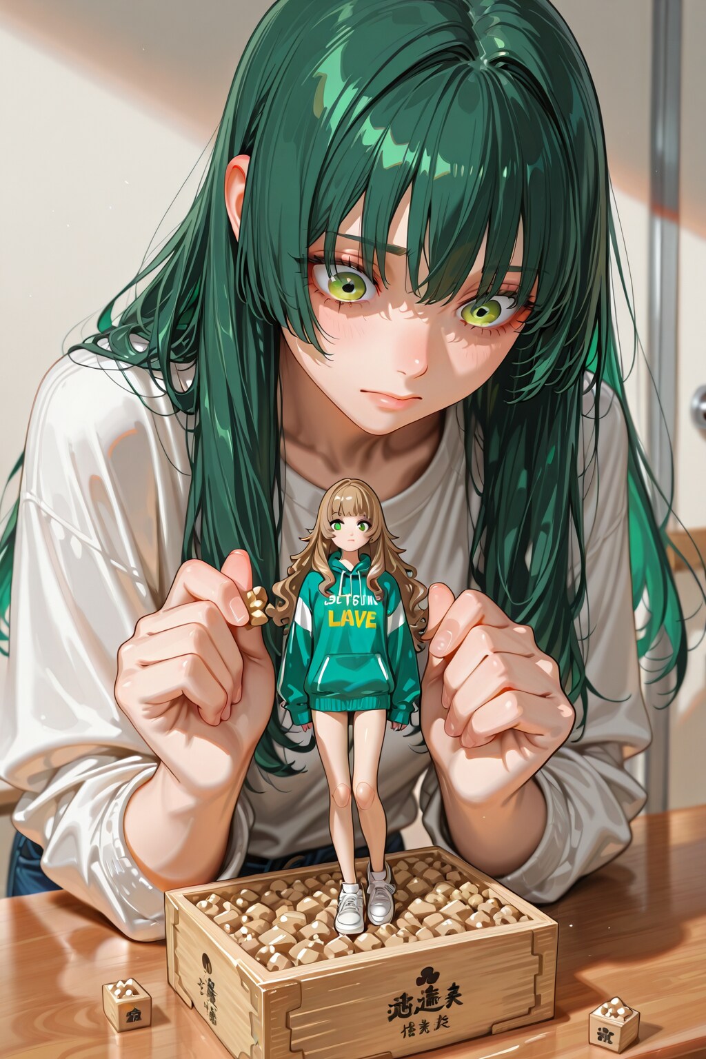 豆とフィギュア
