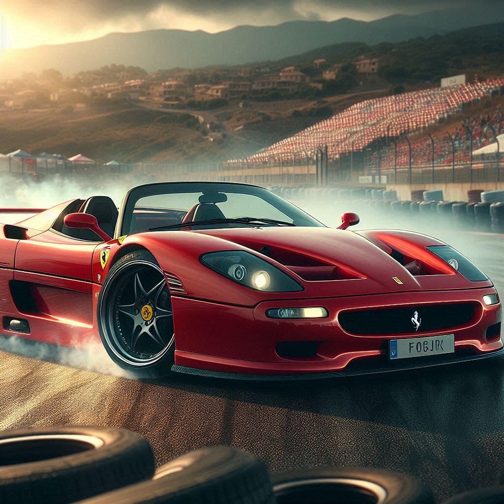 フェラーリF50オープンカーのドリ車