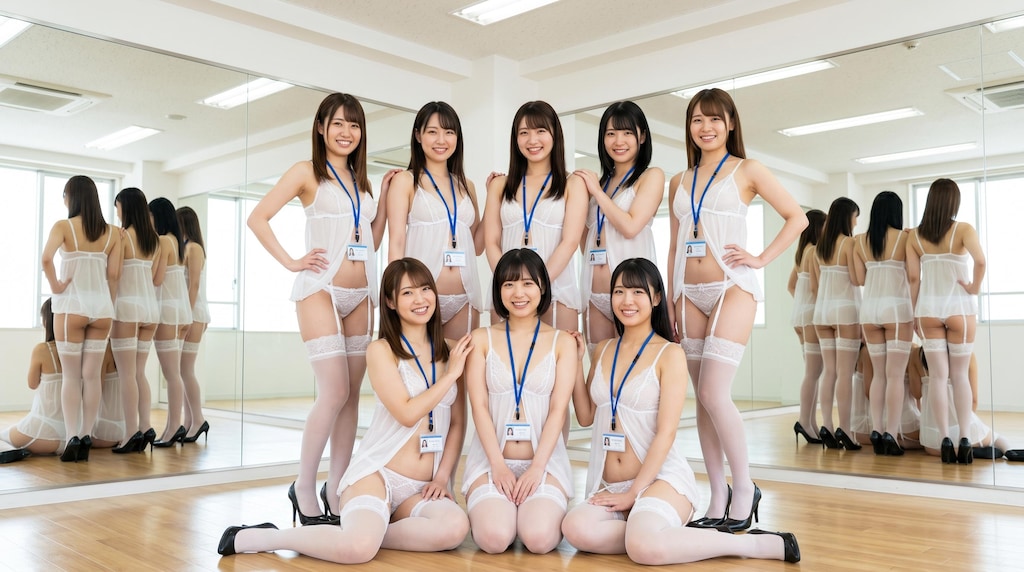 OLは黒ストッキング基本だけど白も悪くない