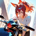 赤い髪のキツネっ娘ライダー♪（12枚） 7枚目