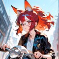 赤い髪のキツネっ娘ライダー♪（12枚） 8枚目