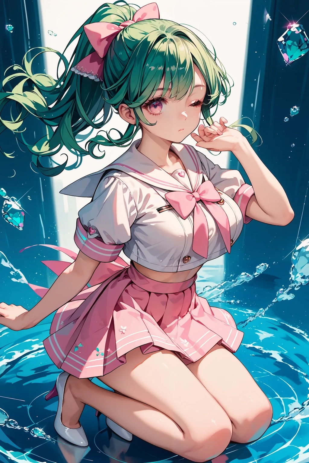 ポニーテールも似合う♡ Lunaちゃん