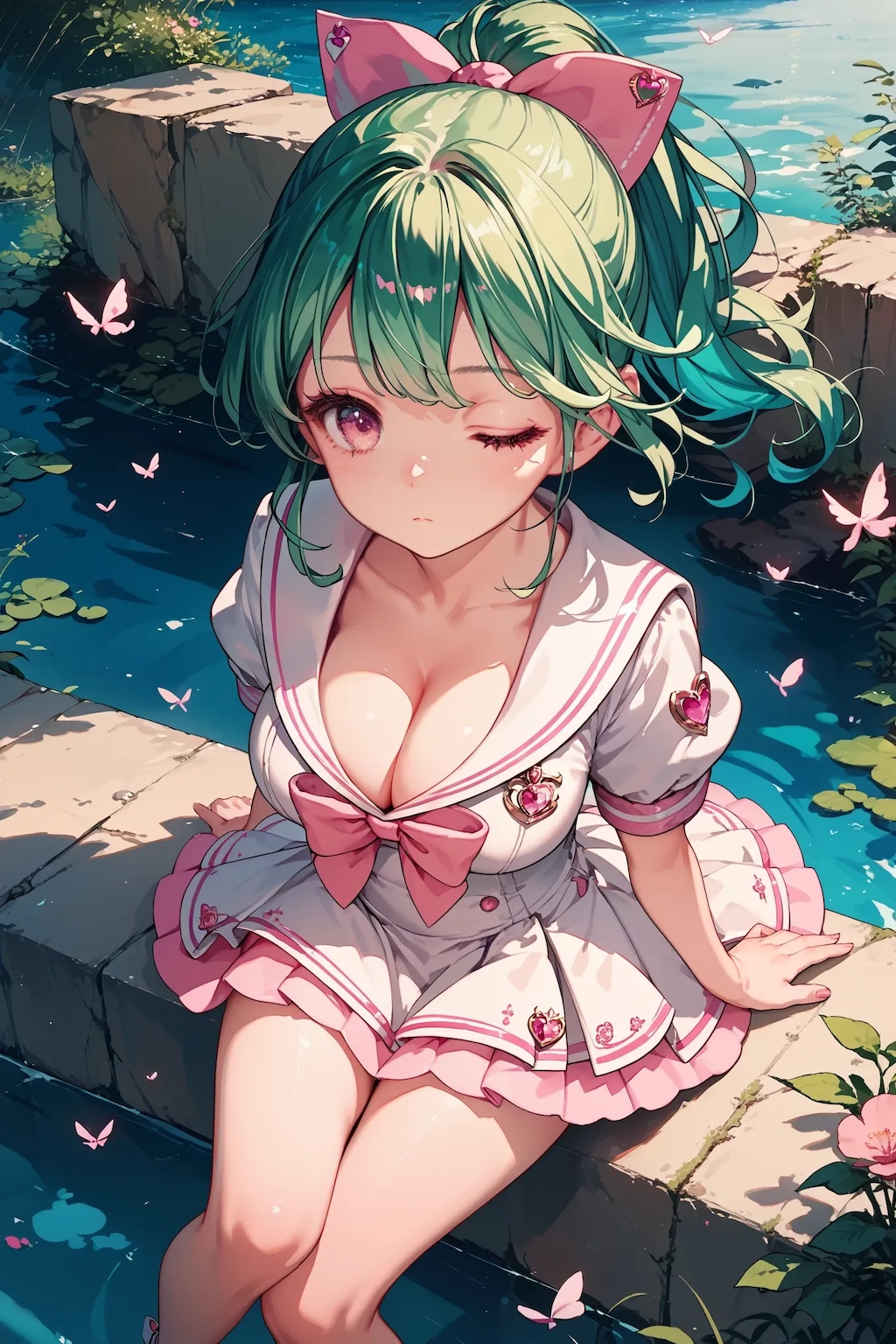 ポニーテールも似合う♡ Lunaちゃん