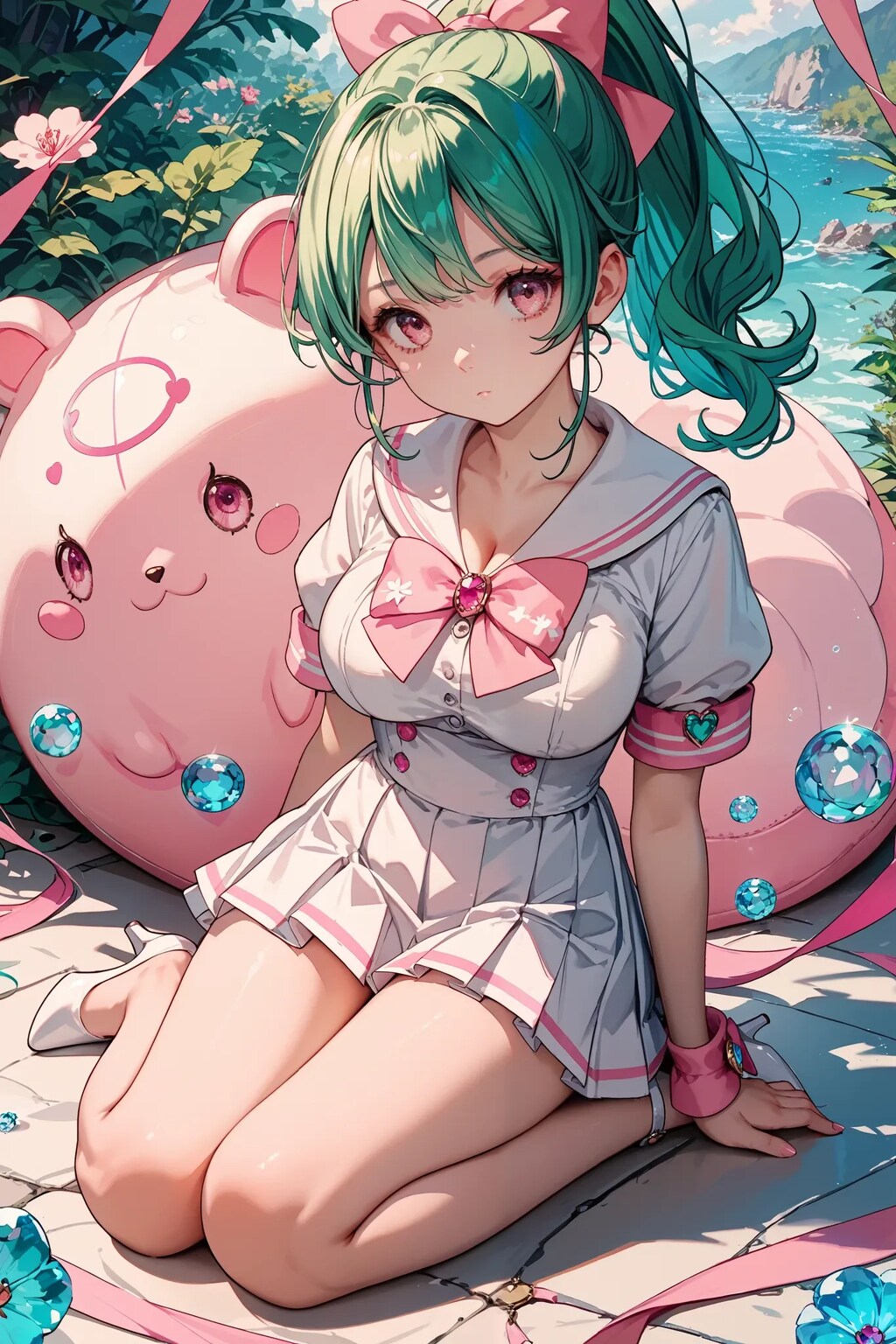 ポニーテールも似合う♡ Lunaちゃん