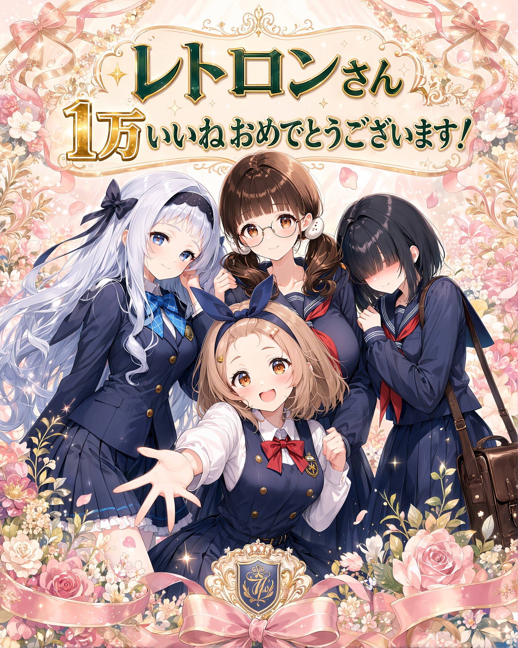 🎉レトロンさん10,000いいねおめでとうございます🎂 | の人気AIイラスト・グラビア