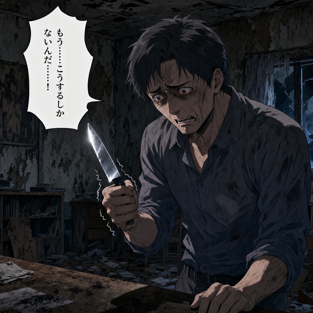 追いつめられた男 | の人気AIイラスト・グラビア