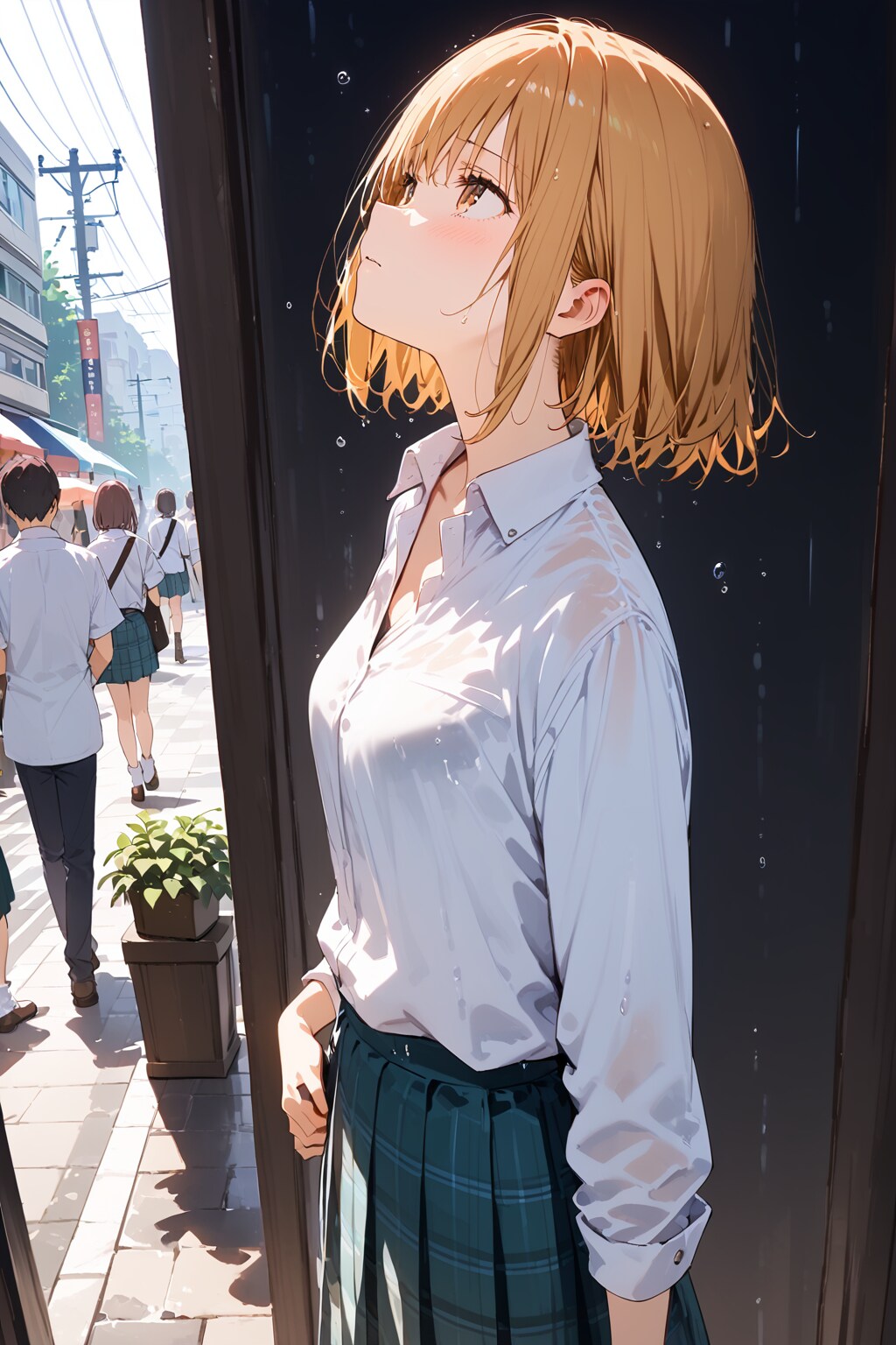 あれ!? 何でアタシだけずぶ濡れなんだ!?