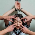 美人が拘束されているのでイタズラしてみた 7枚目