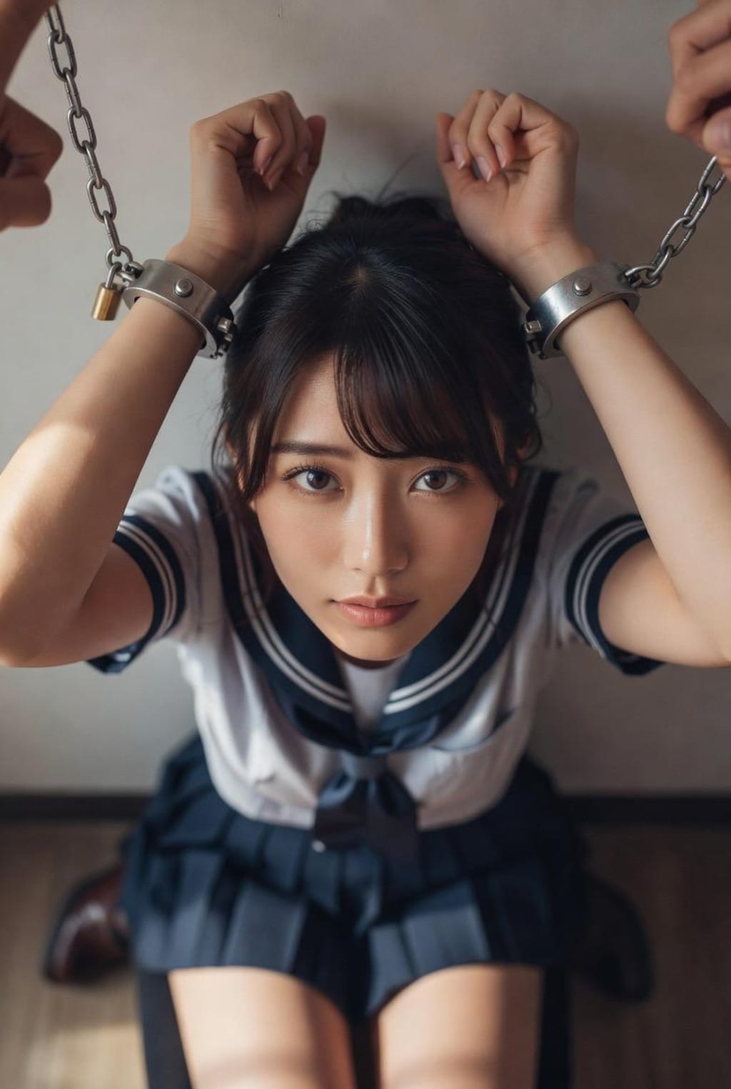 美人が拘束されているのでイタズラしてみた