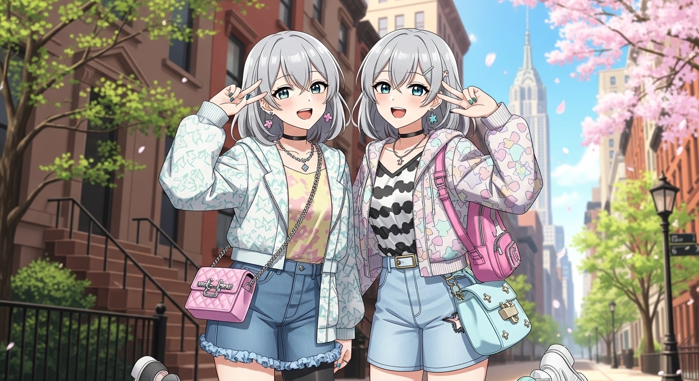 NYではいチーズ📷🗽 | の人気AIイラスト・グラビア